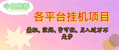 （10642期）靠挂机，在家躺平轻松月入过万，适合宝爸宝妈学生党，也欢迎工作室对接-侠客分享网