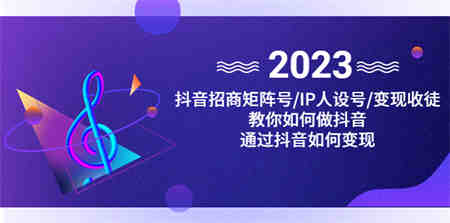 抖音/招商/矩阵号＋IP人设/号+变现/收徒，教你如何做抖音，通过抖音赚钱-侠客分享网