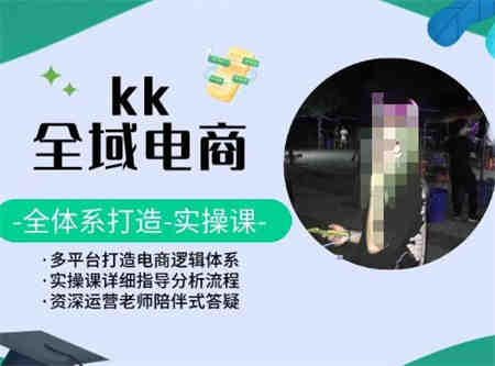 KK全域电商，全体系打造实操课，多平台打造电商逻辑体系-侠客分享网