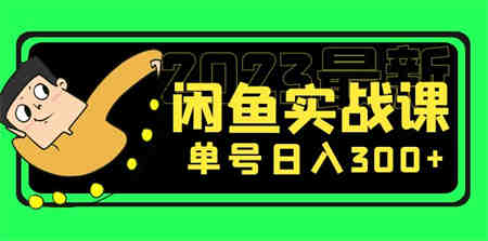 花599买的闲鱼项目：2023最新闲鱼实战课，单号日入300+（7节课）-侠客分享网