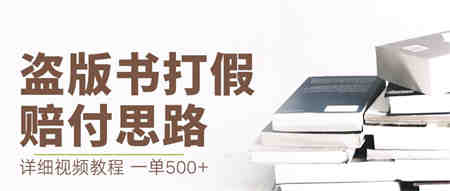 最新盗版书赔付打假项目，一单利润500+【详细玩法视频教程】-侠客分享网