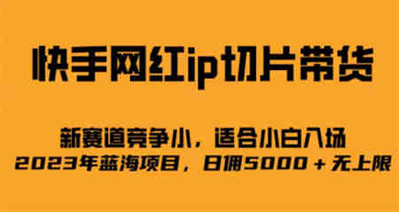 快手网红ip切片新赛道，竞争小事，适合小白 2023蓝海项目-侠客分享网