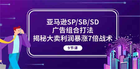 亚马逊SP/SB/SD广告组合打法，揭秘大卖利润暴涨7倍战术 (9节课)-侠客分享网