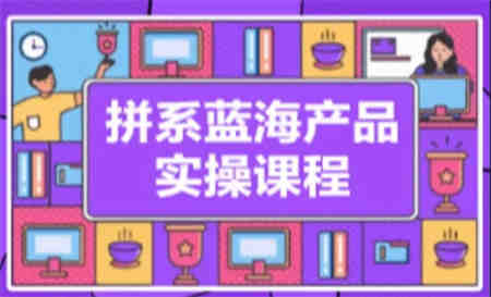 拼系冷门蓝海产品实操课程，从注册店铺到选品上架到流量维护环环相扣-侠客分享网