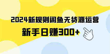 （9522期）2024新规则闲鱼无货源运营新手日赚300+-侠客分享网