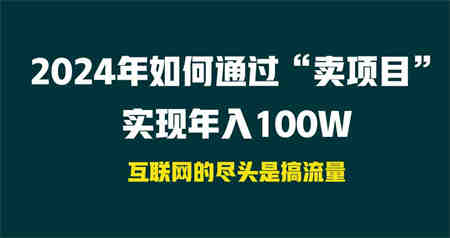 （9147期） 2024年如何通过“卖项目”实现年入100W-侠客分享网