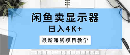 （10706期）闲鱼卖显示器，日入4K+，最新赚钱项目教学-侠客分享网