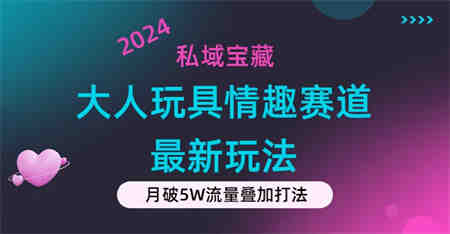 私域宝藏：大人玩具情趣赛道合规新玩法，零投入，私域超高流量成单率高-侠客分享网