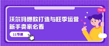 （10660期）沃尔玛 爆款打造与旺季运营，新手卖家必看（11节视频课）-侠客分享网