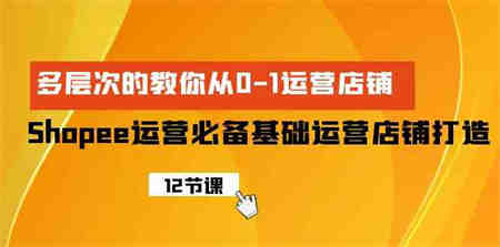 （9993期）Shopee-运营必备基础运营店铺打造，多层次的教你从0-1运营店铺-侠客分享网